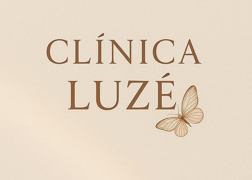 Elegant Clinica Luzé logo featuring a butterfly in Turramurra, New South Wales, AU.