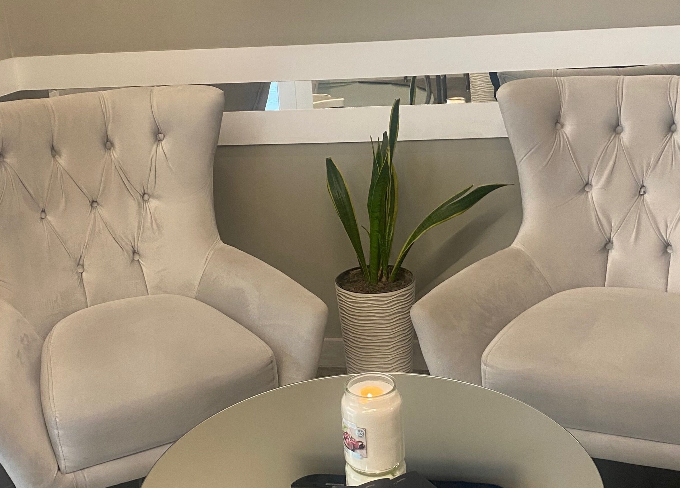 Elegant seating area at Firgunwellness Yerevan with plush chairs and plant decor in Yerevan, Yerevan, AM.