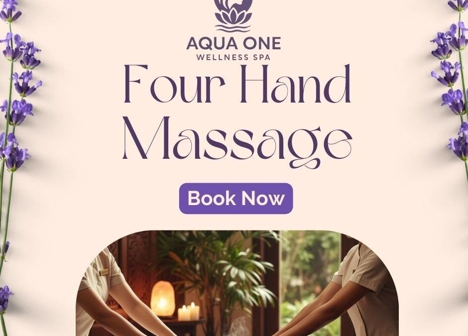 Experience a four-hand massage at Aqua One Spa in Bengaluru, Karnataka, IN. Book your relaxing session now.