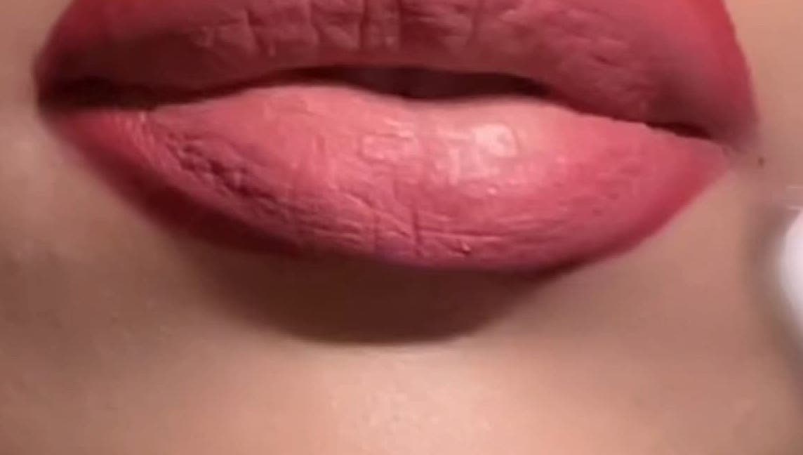 Close-up of beautifully applied lipstick at Glowbit, Abuja, Federal Capital Territory, NG.