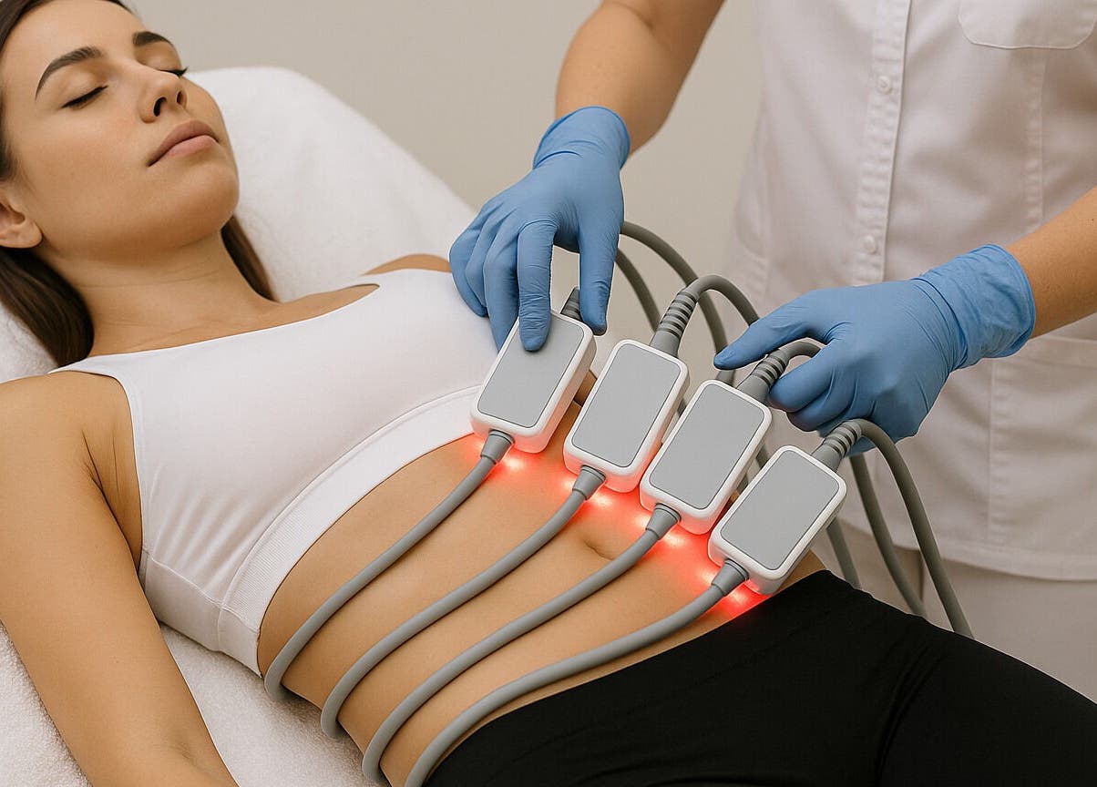 Laser slimming session at Selah Laser Slimming, Cape Town, Western Cape, ZA for effective body contouring.