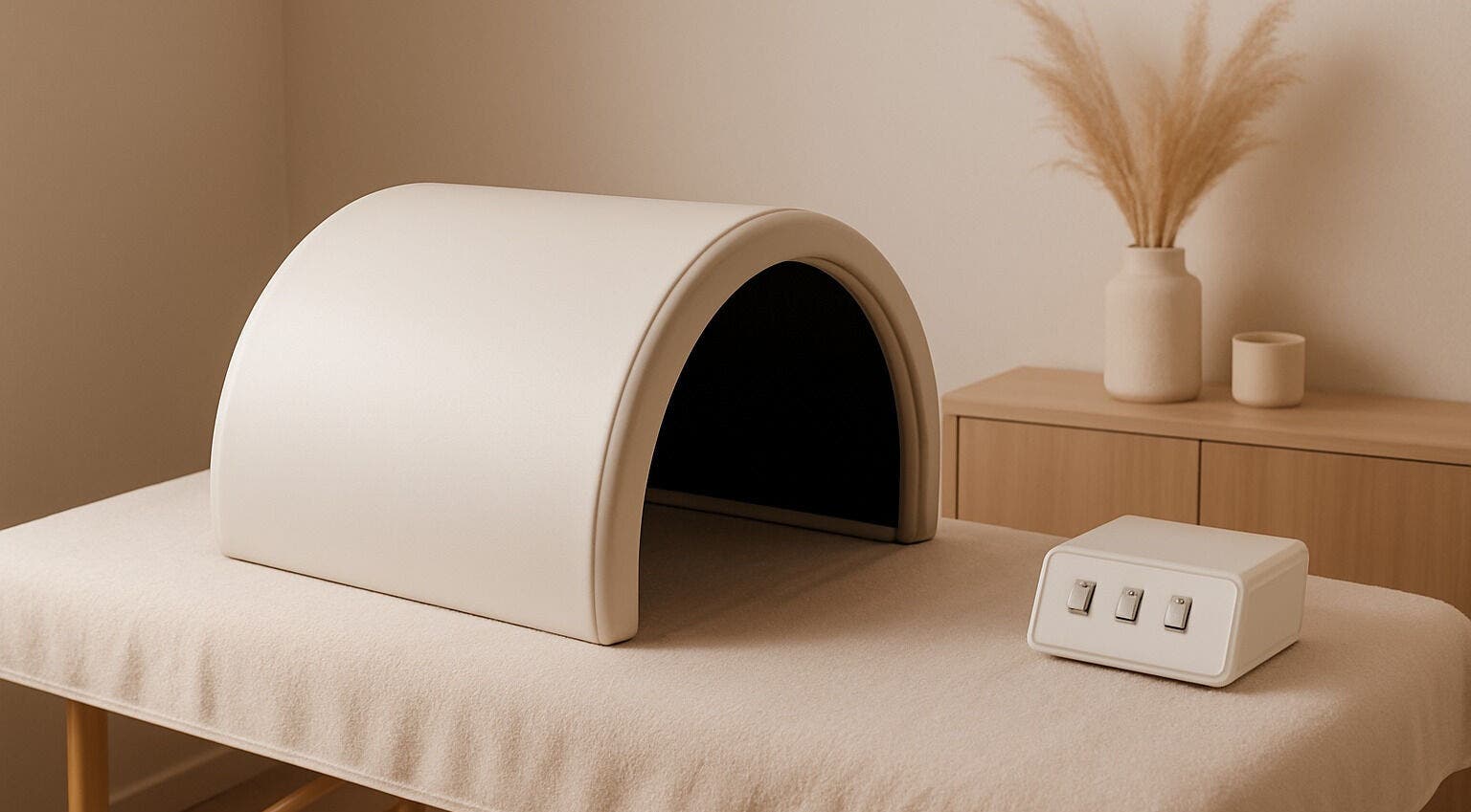 Selah Laser Slimming's modern laser capsule in Cape Town, Western Cape, ZA for slimming treatments.