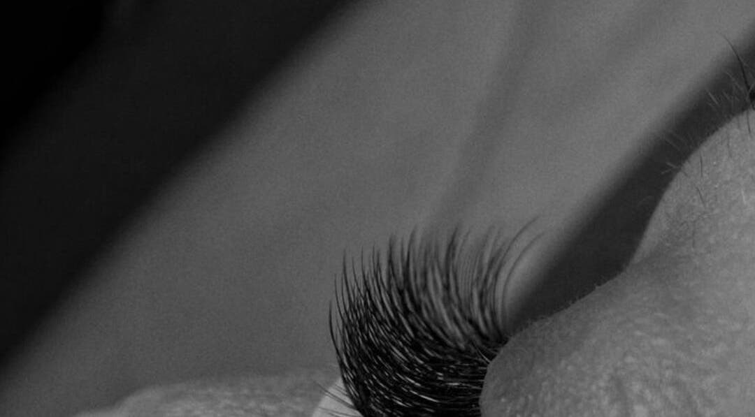 Close-up of eyelash extension at Elora Co Beauty, Johannesburg, Gauteng, ZA.