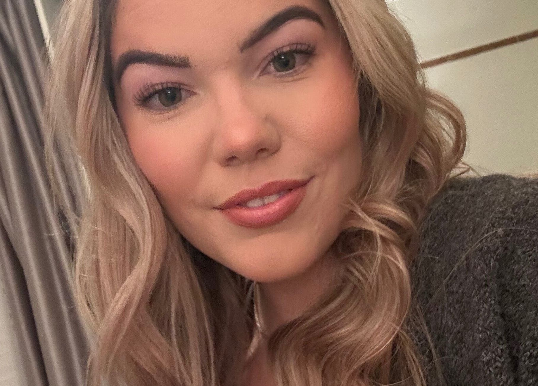 Smiling person with styled hair at Livs Brow Studio, Earlswood, England, GB.