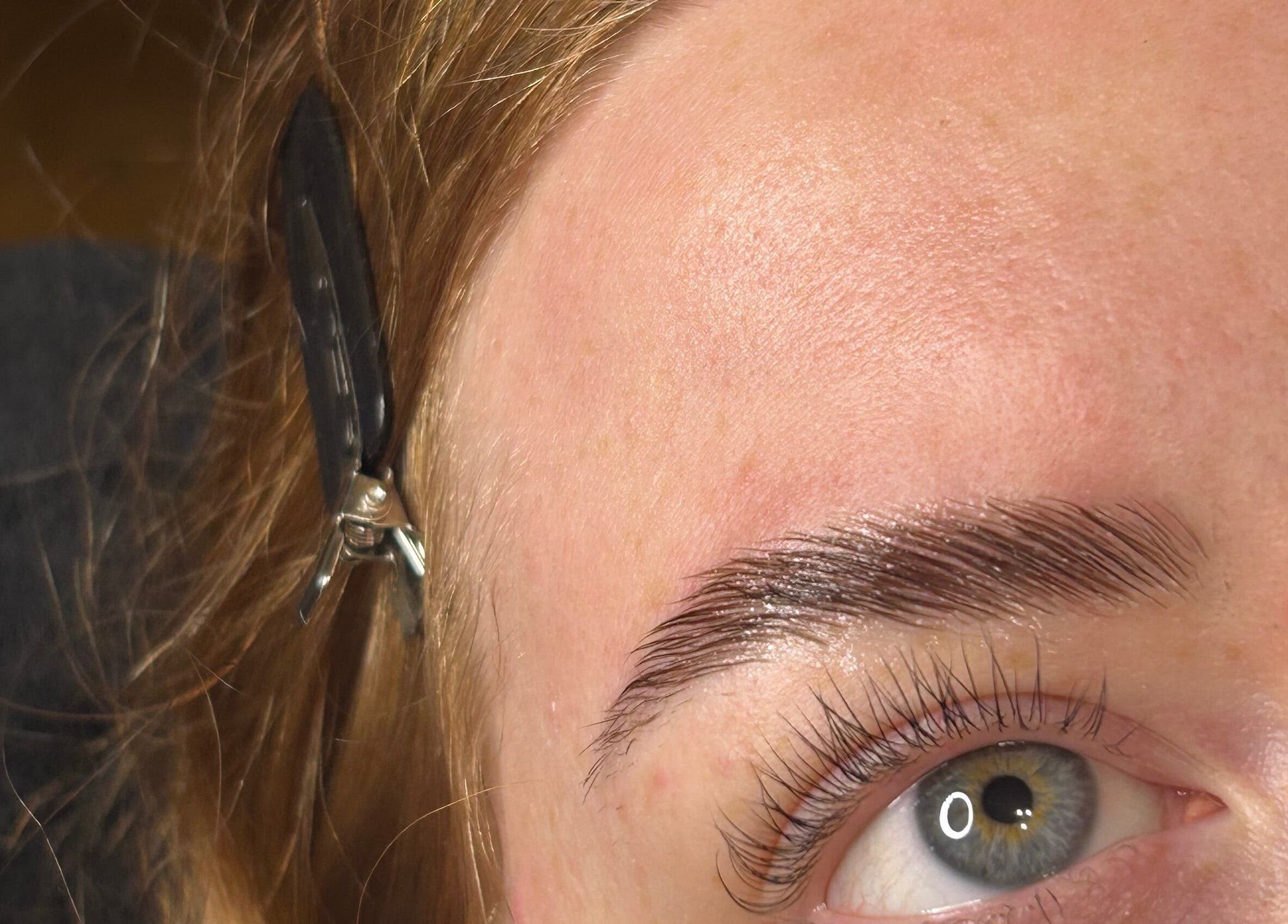 Expert brow shaping at Livs Brow Studio, Earlswood, England, GB. Achieve flawless eyebrows with precision styling.