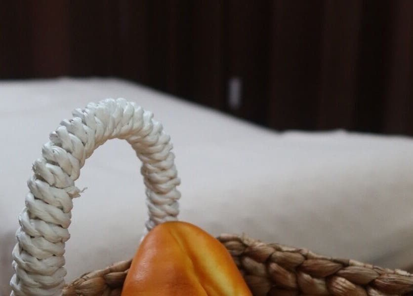 Cozy wellness setup at Booty Bakery, Bali, Bali, ID with a natural woven basket and spa surroundings.