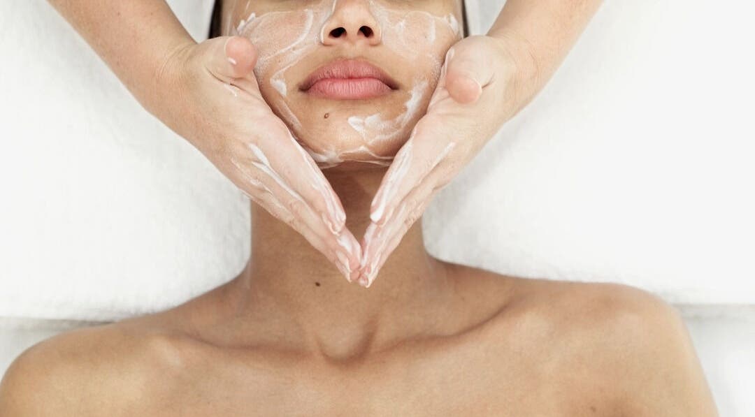 Facial treatment at Laser & Skin Belfast in Belfast, Northern Ireland, GB. Smooth skin and relaxation.