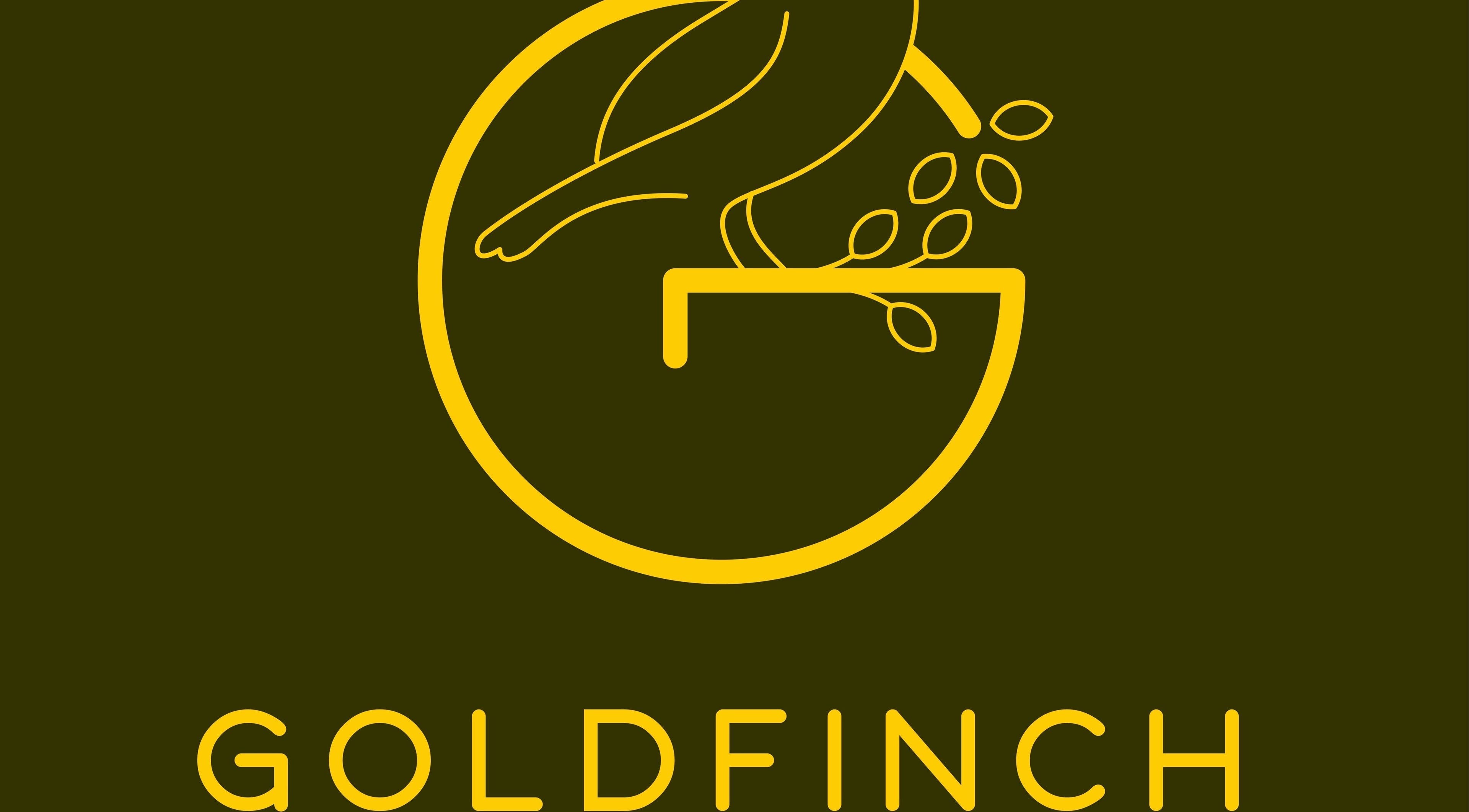 Logo of GOLDFINCH NAILS STUDIO located in Haslemere, England, GB featuring elegant design.