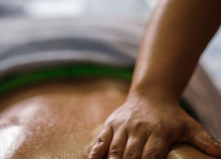 Relaxing massage at Venus Holistic Therapies at Prana Voice, London, England, GB, enhancing wellness and tranquility.