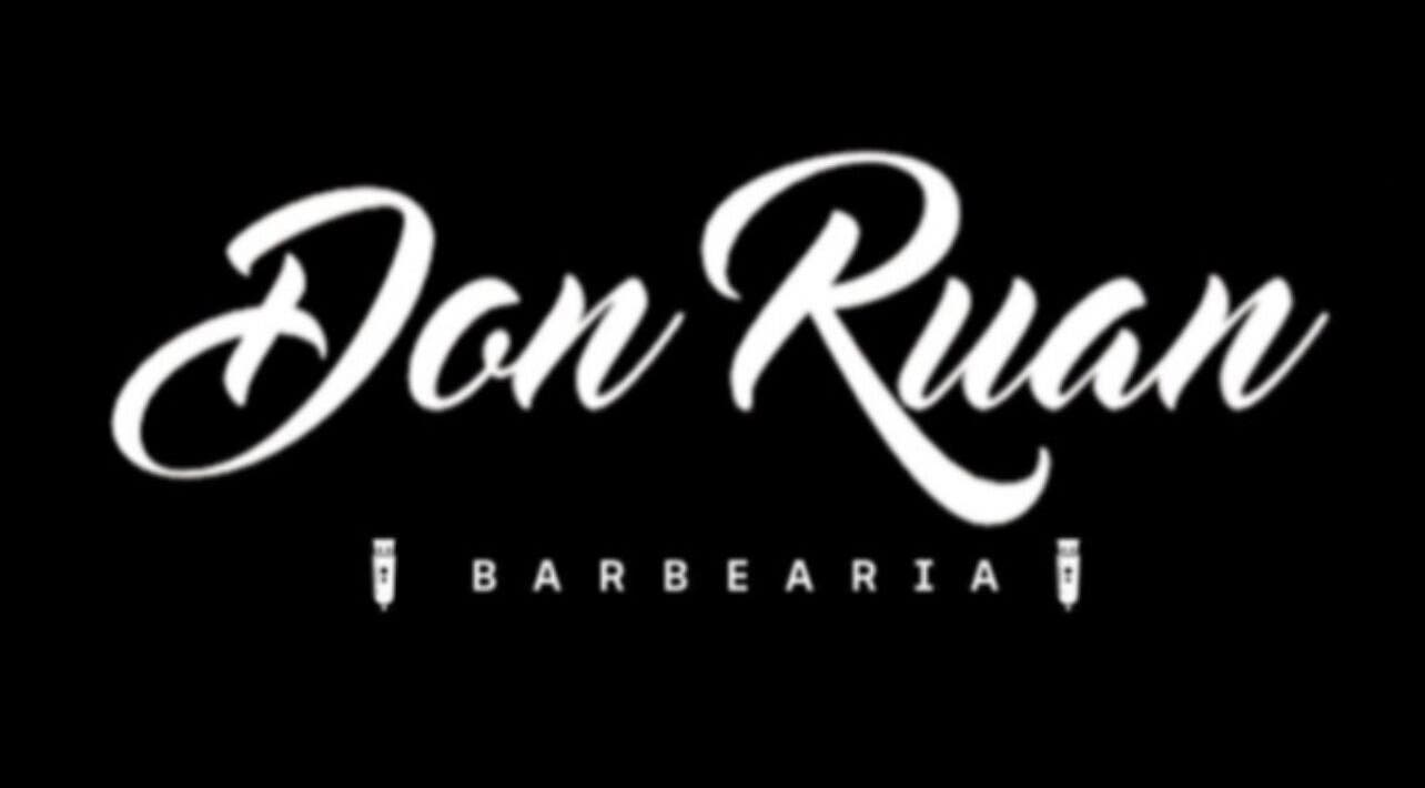 Logotipo elegante da Barbearia Don Ruan localizado em Bahia, Bahia, BR.