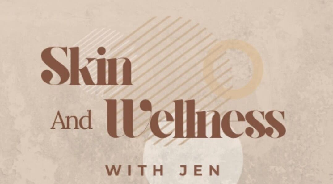 Elegant logo for Skin with Jen, a beauty venue in Matlock, England, GB offering holistic skincare solutions.