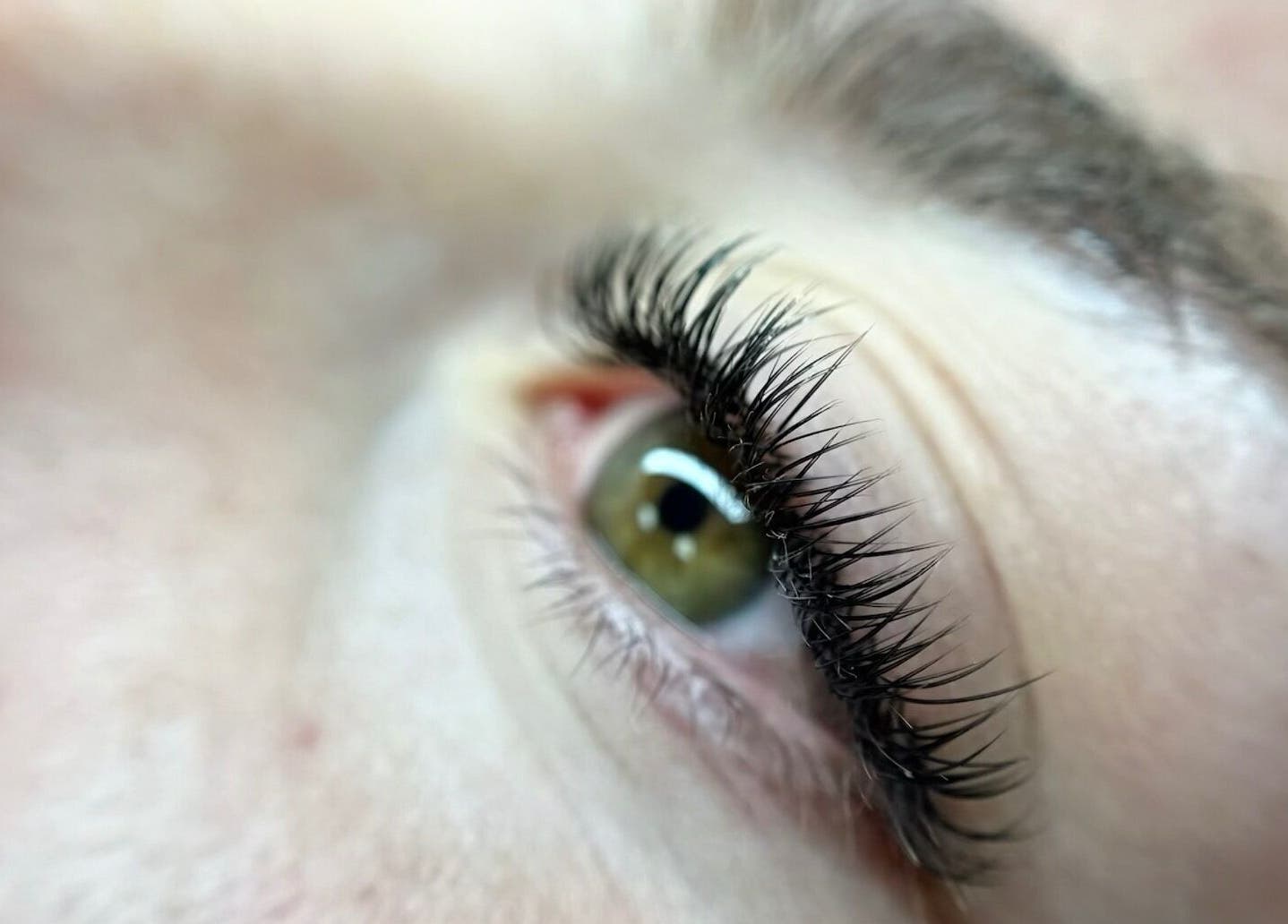 Close-up of elegant eyelashes at Voilà Collective, Val De Vie Winelands Lifestyle Estate, Western Cape, ZA.