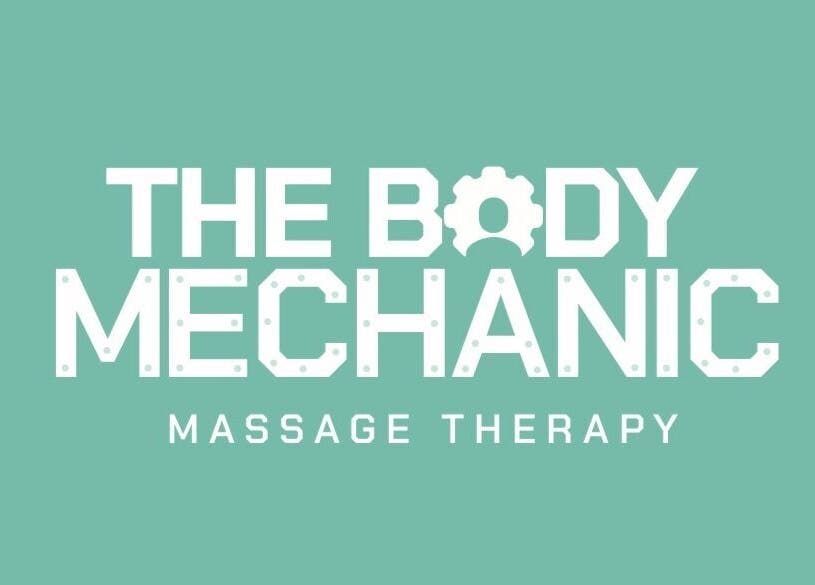 Logo of My Body Mechanic located in Manchester, England, GB showcasing massage therapy services.