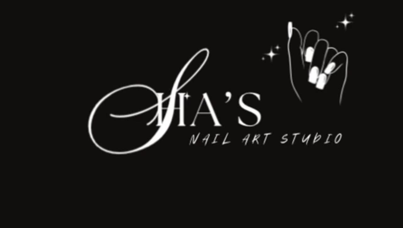 SHA’S NAIL STUDIO logo showcasing exquisite nail art in Johor Bahru, Johor, MY.