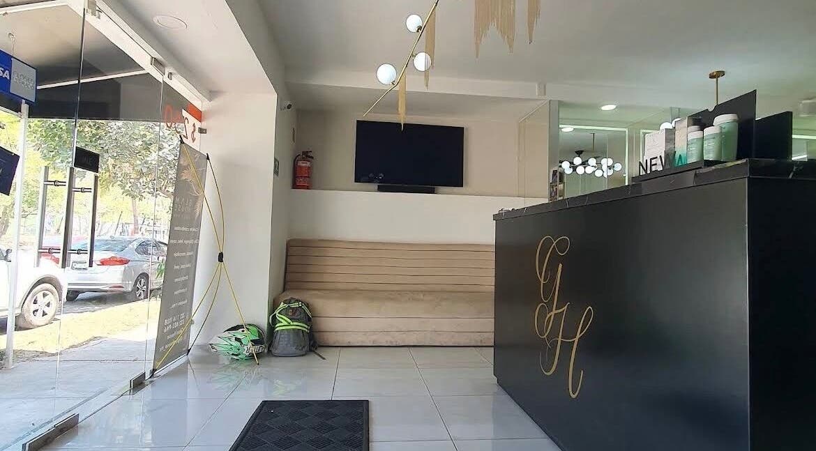 Reception area at Angel Rodríguez @Glam house, Puerto Vallarta, Jalisco, MX, featuring stylish decor.