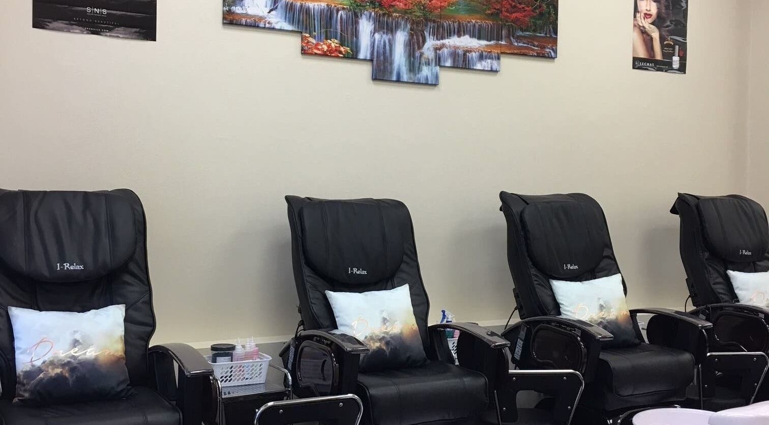 Cozy pedicure chairs at Nail Centre Salon, Wellington, NZ. Perfect spot for relaxation and beauty treatments.