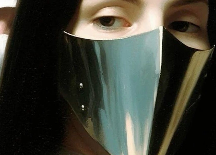 Chic masked style reflecting avant-garde fashion at HØUSE BARBERSHOP, Broadbeach, Queensland, AU.