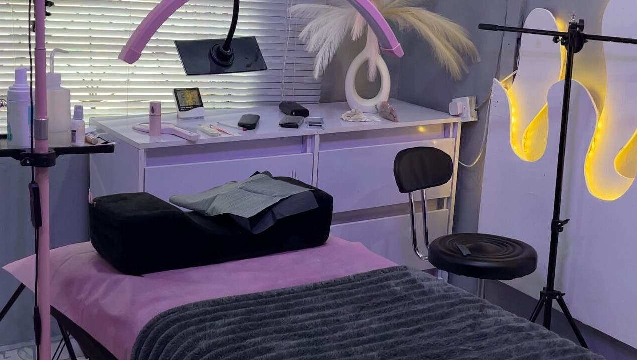 Cozy treatment room at J.O.D_Aesthetics, Ibadan, Oyo, NG with modern decor and relaxing ambiance.