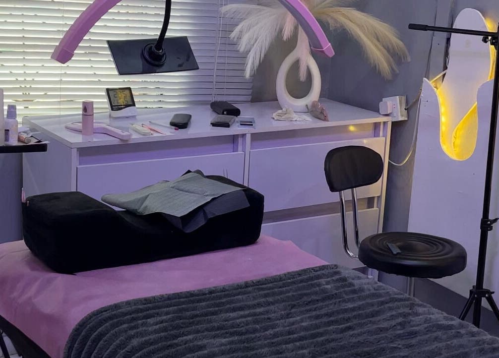 Cozy treatment room at J.O.D_Aesthetics, Ibadan, Oyo, NG with modern decor and relaxing ambiance.