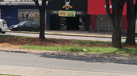 Frente da Will Barber em Distrito Federal, BR, com promoções visíveis na fachada.