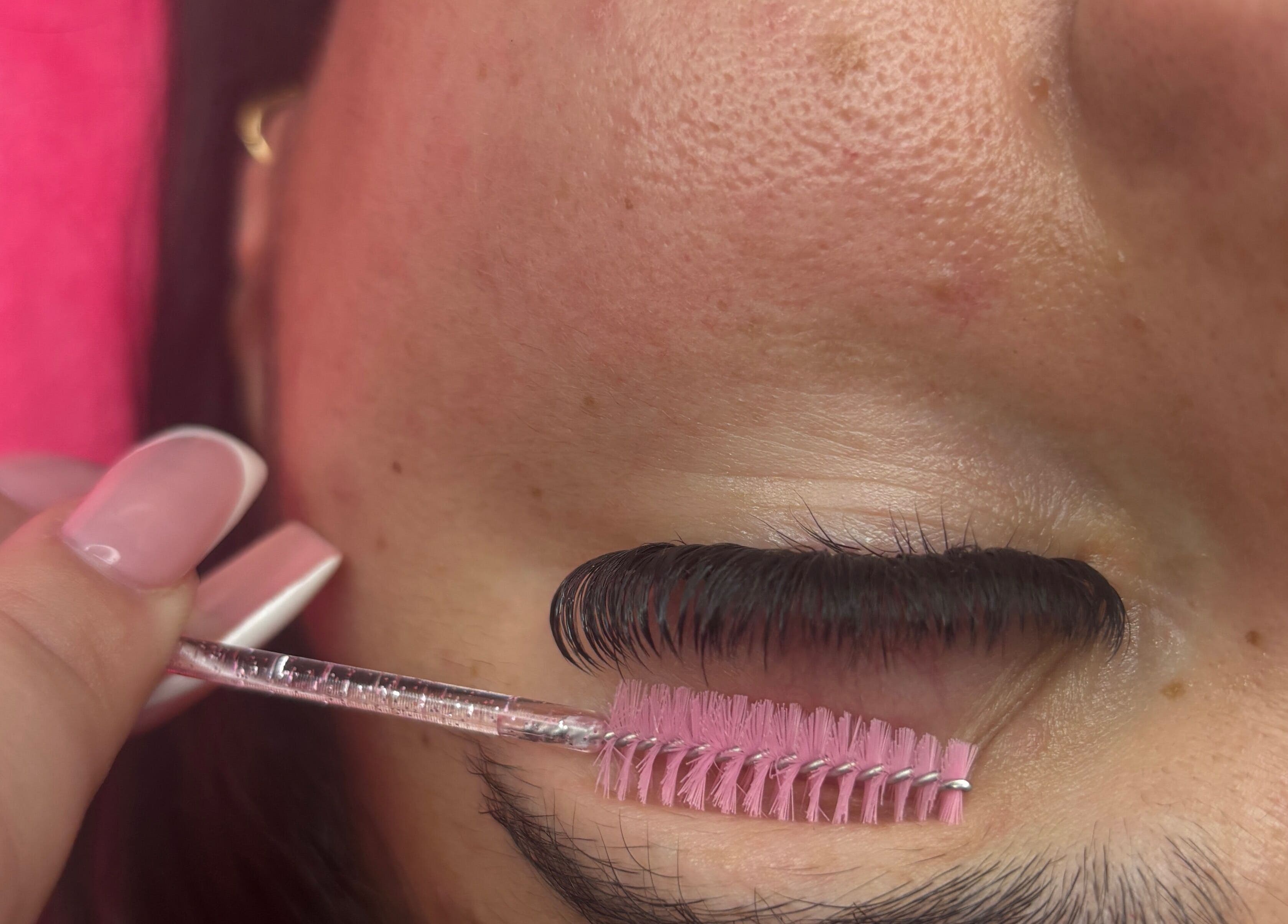 Eyelash treatment at The Beauty Hause, Pacific Pines, Queensland, AU. Enhancing beautiful lashes with care.