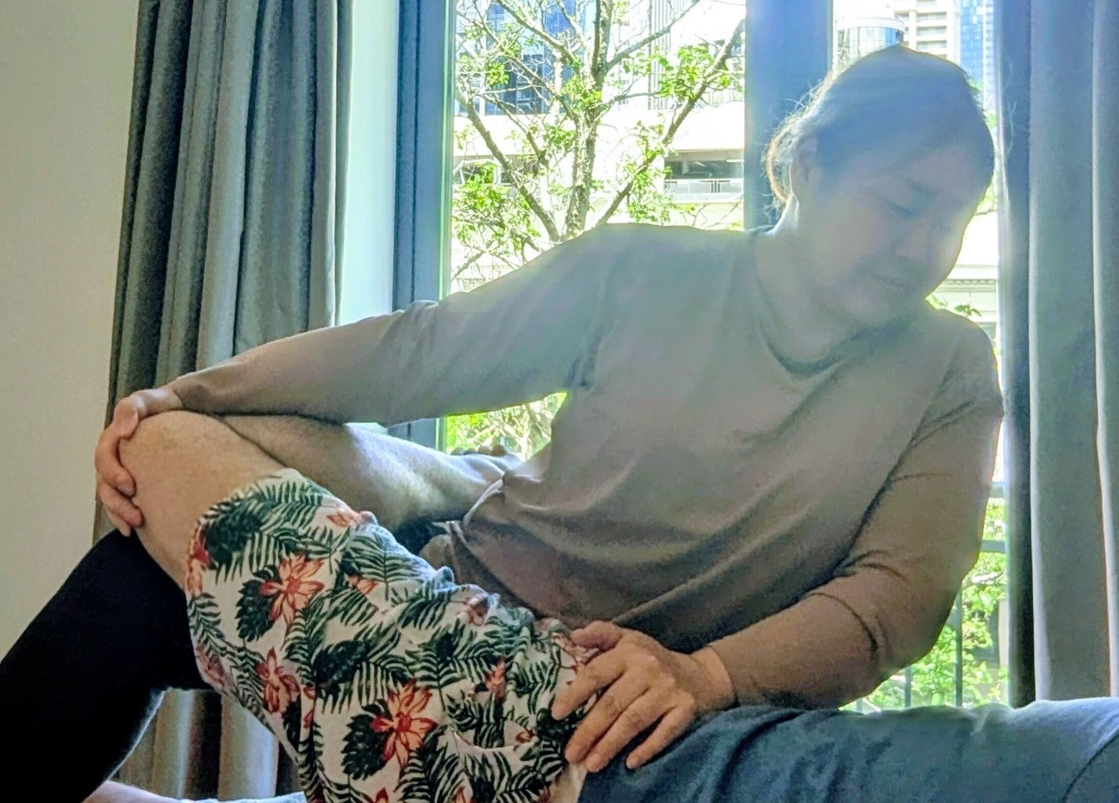 Therapist performing massage therapy at Total Body Care Salon BLESS, Auckland, Auckland, NZ.