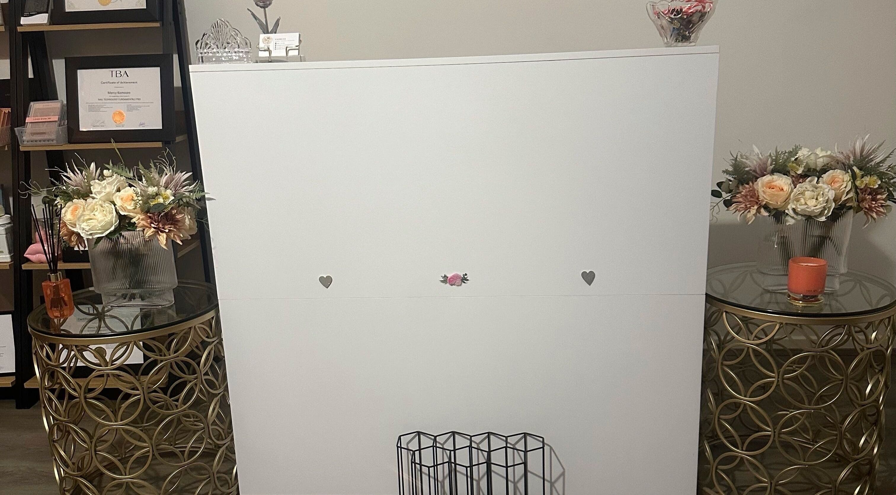 Elegant floral arrangement at Glow By Candice K, Melbourne, Victoria, AU, enhancing the beauty space.