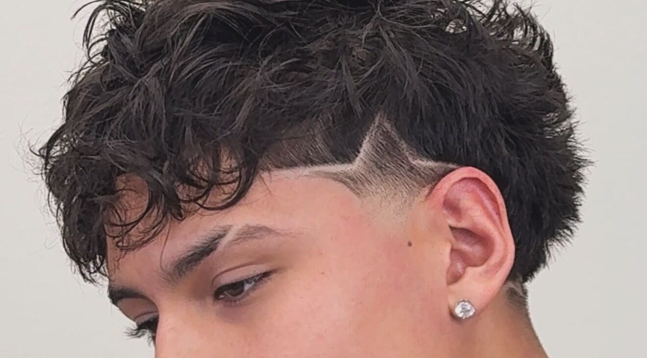 Modern haircut with detailed design at Notorius Blends, Provo, Utah, US. Perfect for trendy styles.