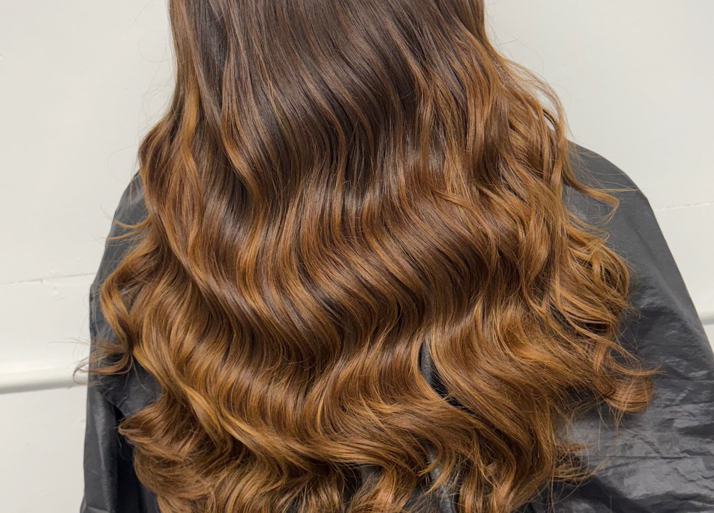 Beautiful wavy hair styled at ShaunaCanning hair&beauty, Limavady, Northern Ireland, GB.