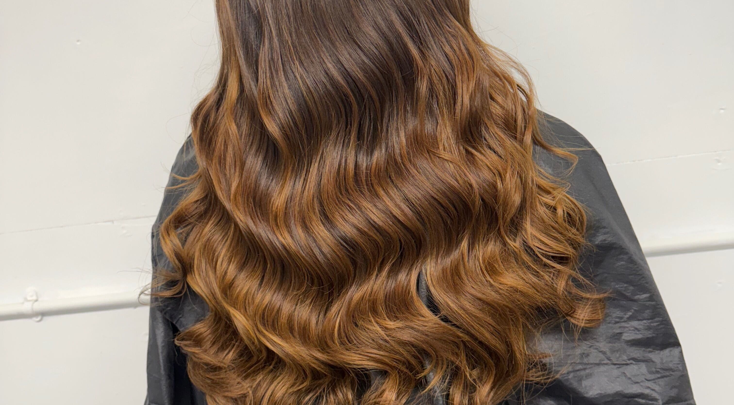 Beautiful wavy hair styled at ShaunaCanning hair&beauty, Limavady, Northern Ireland, GB.