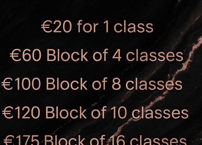 Цены на занятия в Brilliants Pole Fitness Studio, Лакатамея, Лефкосия, CY.