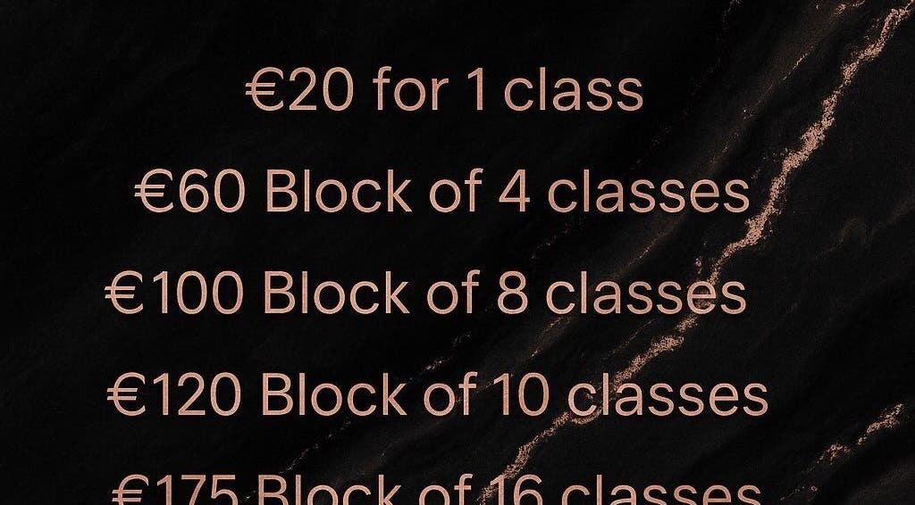 Цены на занятия в Brilliants Pole Fitness Studio, Лакатамея, Лефкосия, CY.