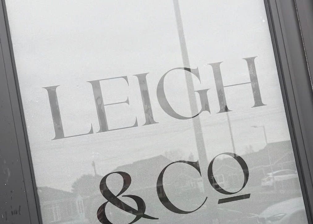 Close-up of the entrance sign for Centred Wellness and Beauty in Wolverhampton, England, GB.