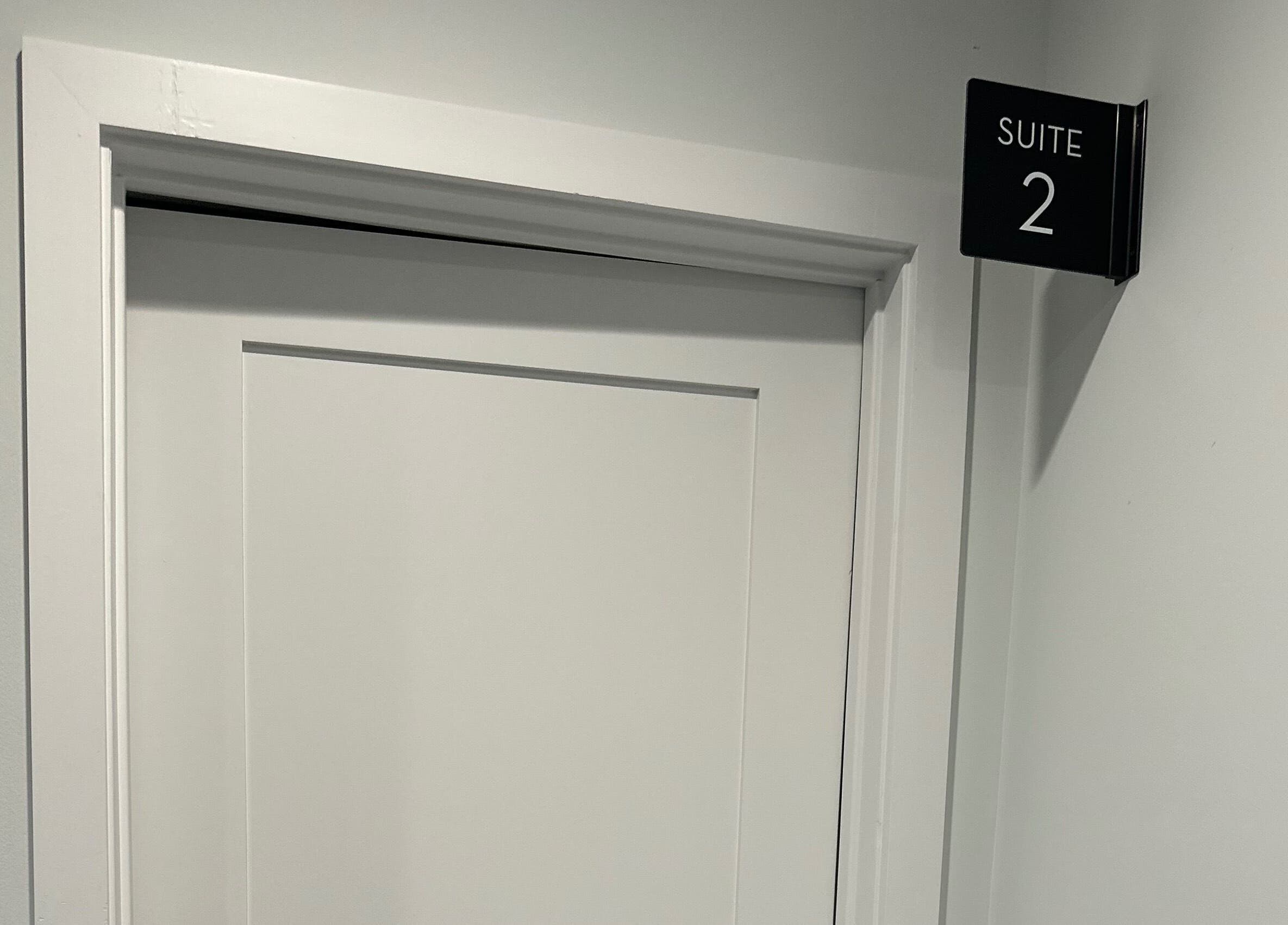 Entrance to Suite 2 at Touchpoint Therapy, Highland Park, Illinois, US.