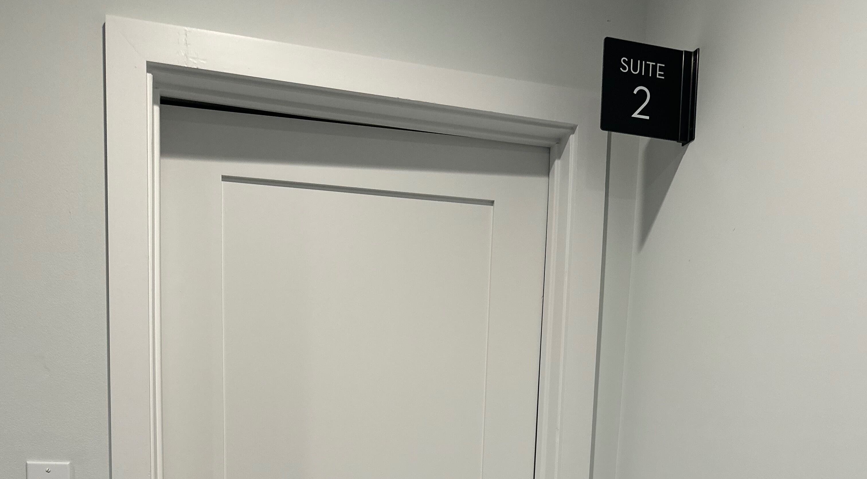 Entrance to Suite 2 at Touchpoint Therapy, Highland Park, Illinois, US.