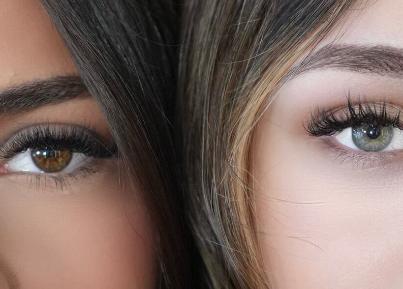 Close-up of eyelash extensions at Lash'd Eyelash Extensions, IVANHOE, Victoria, AU showcasing natural beauty.