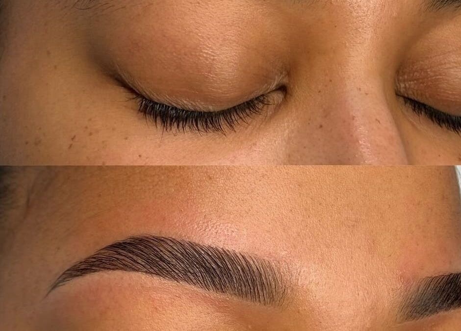 Transformation des sourcils chez RASHKA BEAUTY à Trois-Rivières, Québec, CA.