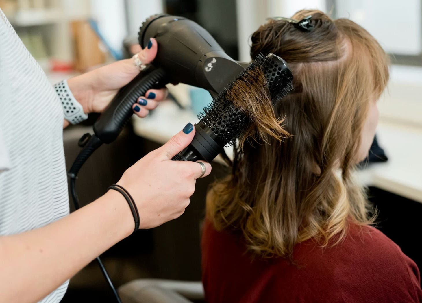 Professional hairstyling at ERH Hair Lounge, Albrighton, England, GB. Experience luxury and style.