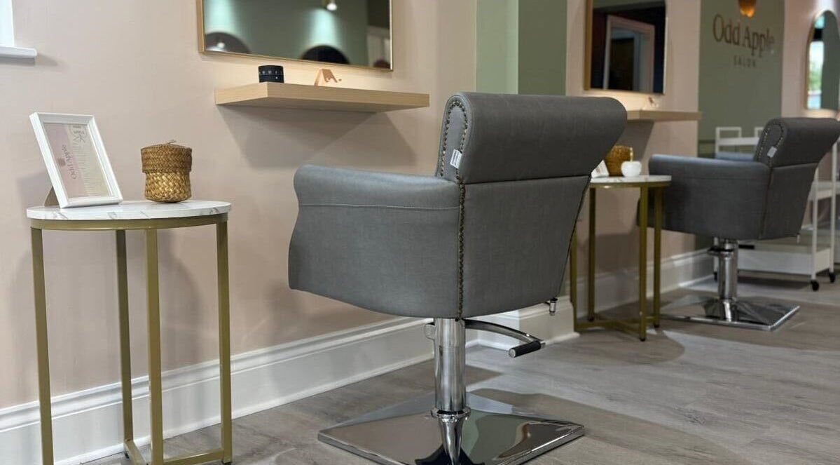 Stylish salon chairs at Red Rabbit Barber, Langley Moor, England, GB, offering comfort and elegance.