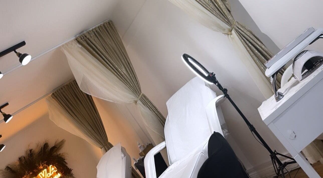 Luxurious treatment area at beautifiedbyt, Dublin, County Dublin, IE, featuring elegant decor and comfortable seating.