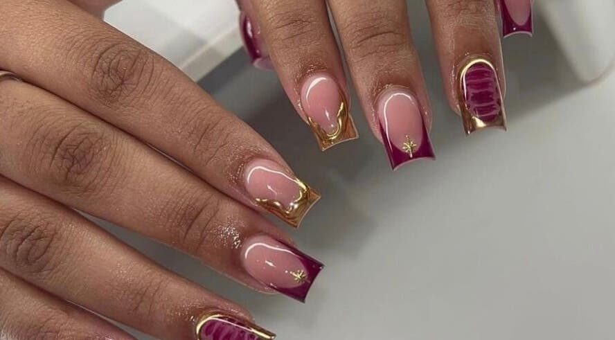 Elegant nail art in rich hues at POLISH ROOM, Ajman, Ajman, AE showcasing stylish design.