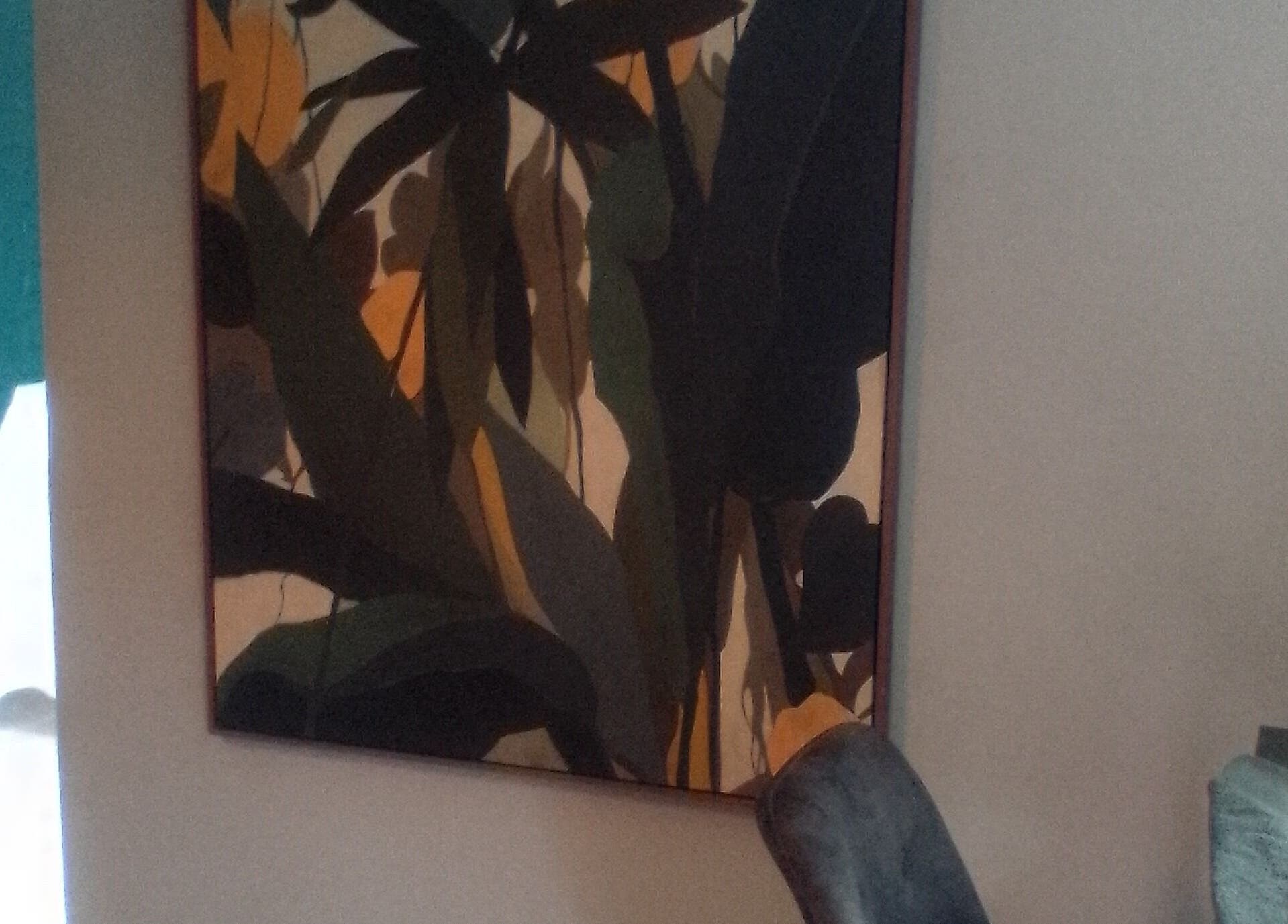 Chic interior with abstract art at PURE GLAM (Port Elizabeth), Gqeberha, Eastern Cape, ZA.