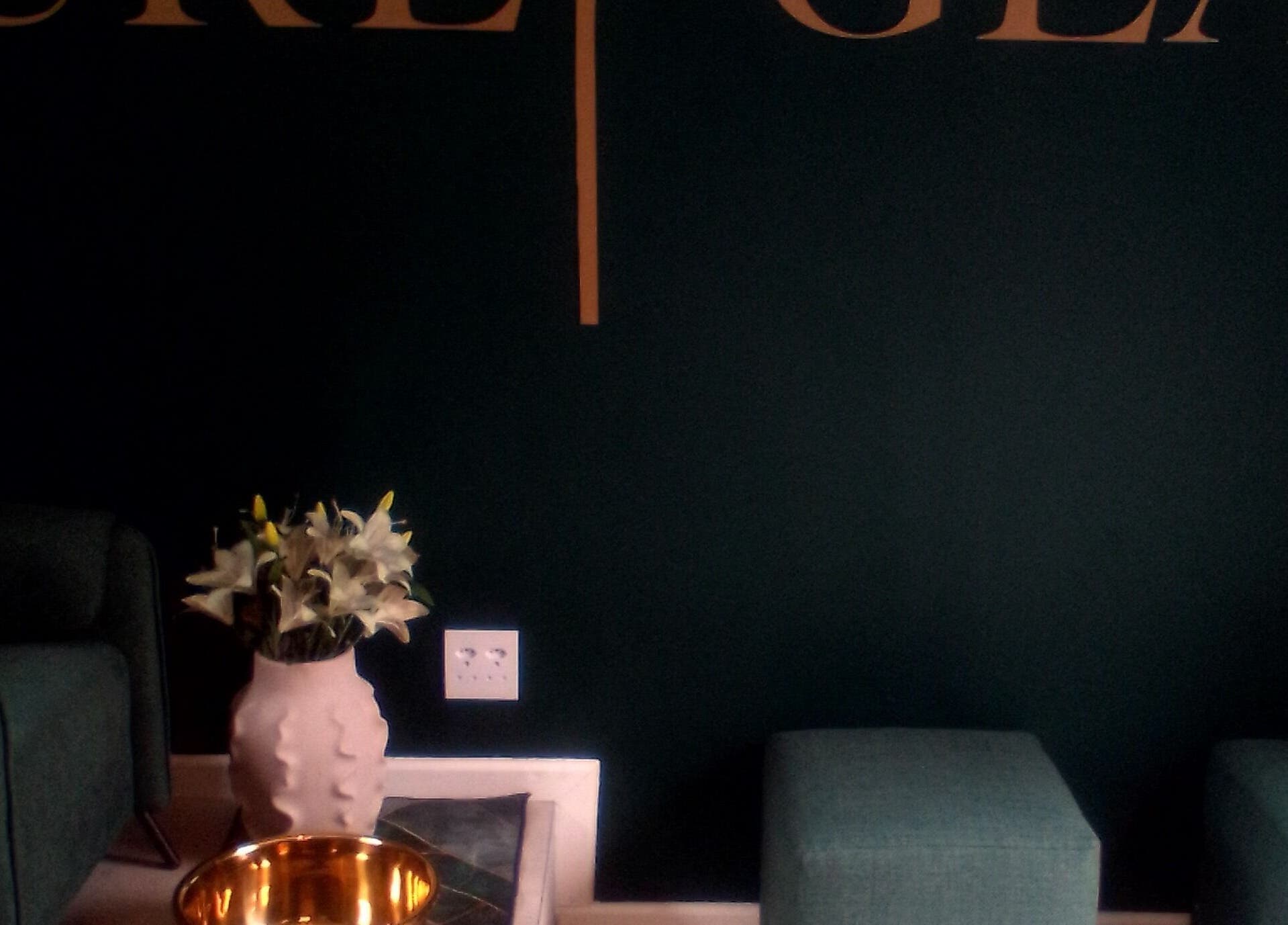 Elegant lobby at PURE GLAM (Port Elizabeth) with modern decor in Gqeberha, Eastern Cape, ZA.