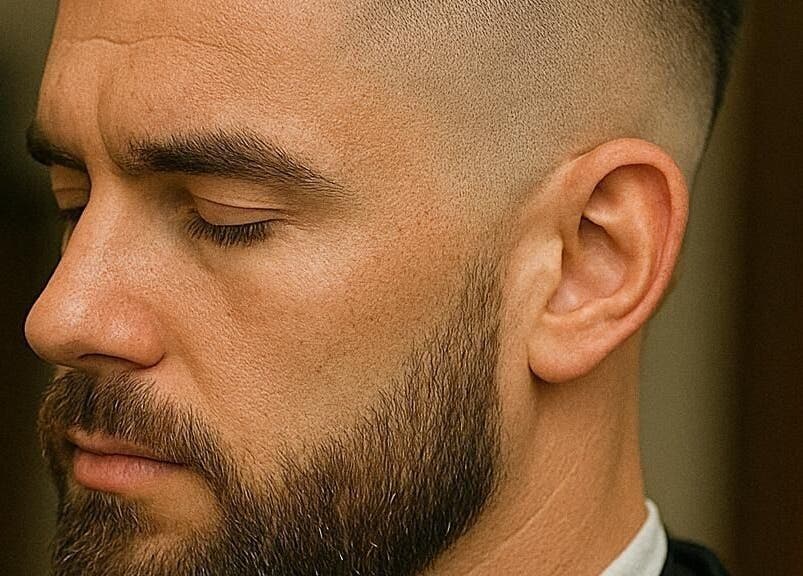 Corte de cabello moderno en Cenk Barber, Ciudad De La Costa, Departamento De Canelones, UY.