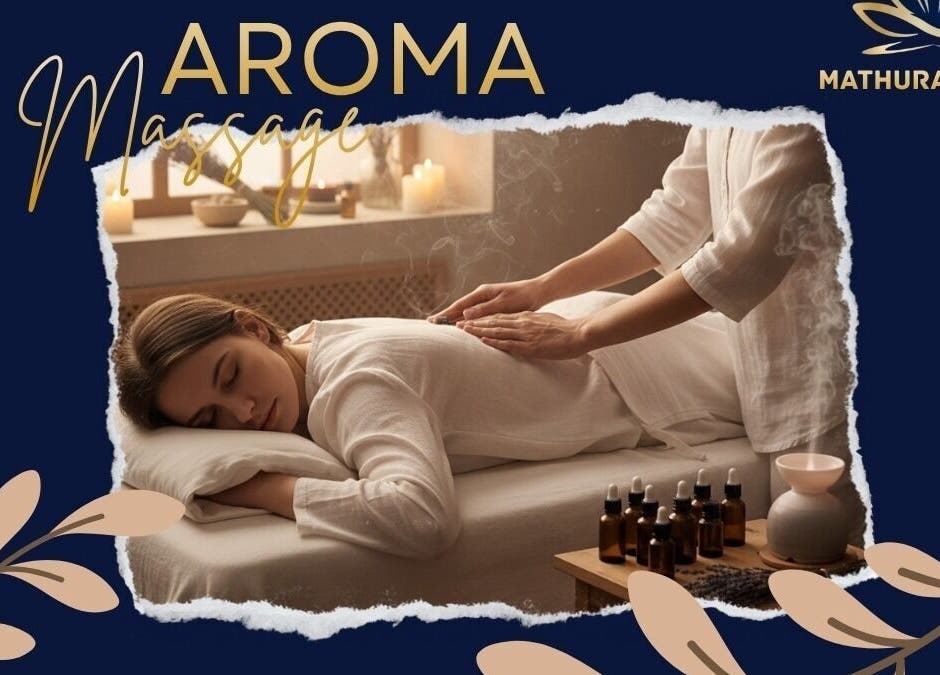 Relaxing aroma massage at Mathurams Spa in Bengaluru, Karnataka, IN for ultimate wellness and relaxation.