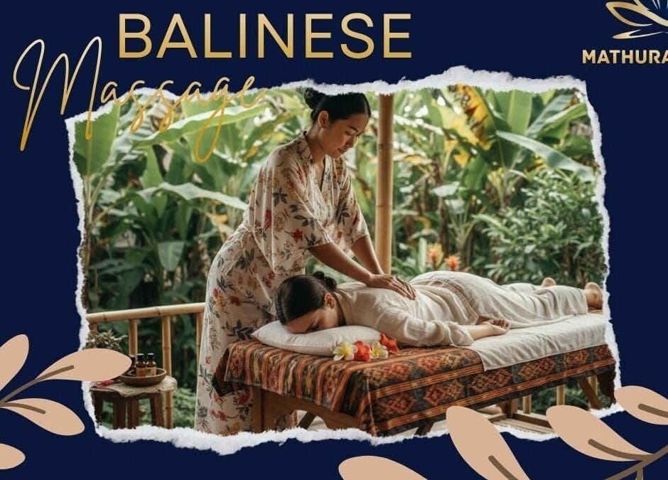 Balinese massage at Mathurams Spa, Bengaluru, Karnataka. Relaxing ambiance surrounded by greenery.