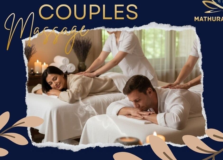 Relaxing couples massage at Mathurams Spa, Bengaluru, Karnataka, IN, offering a tranquil escape for partners.
