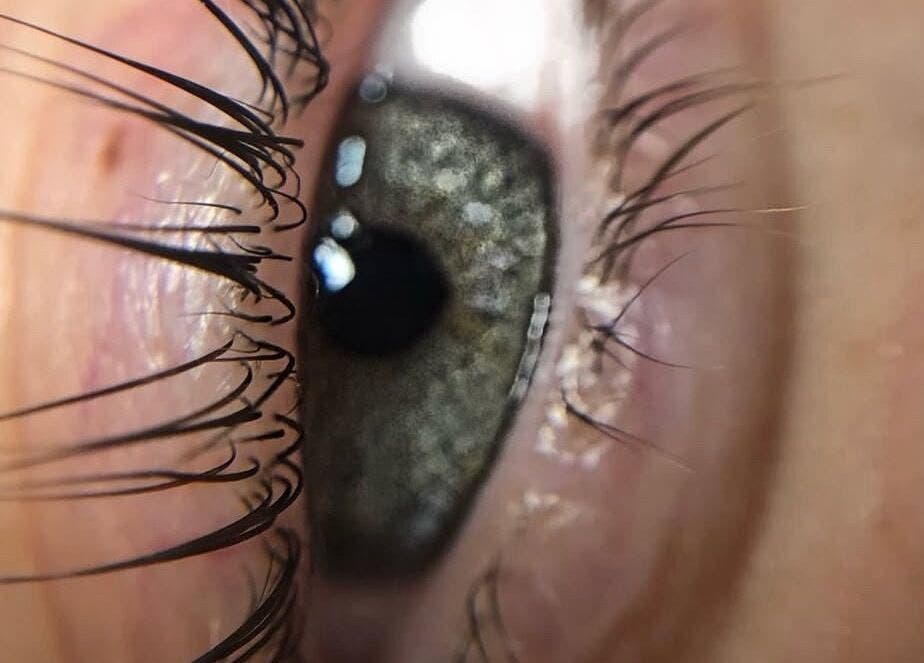 Cils soignés à Regard Passion, Saint-andré-de-sangonis, Occitanie, FR. L'œil très détaillé en gros plan.