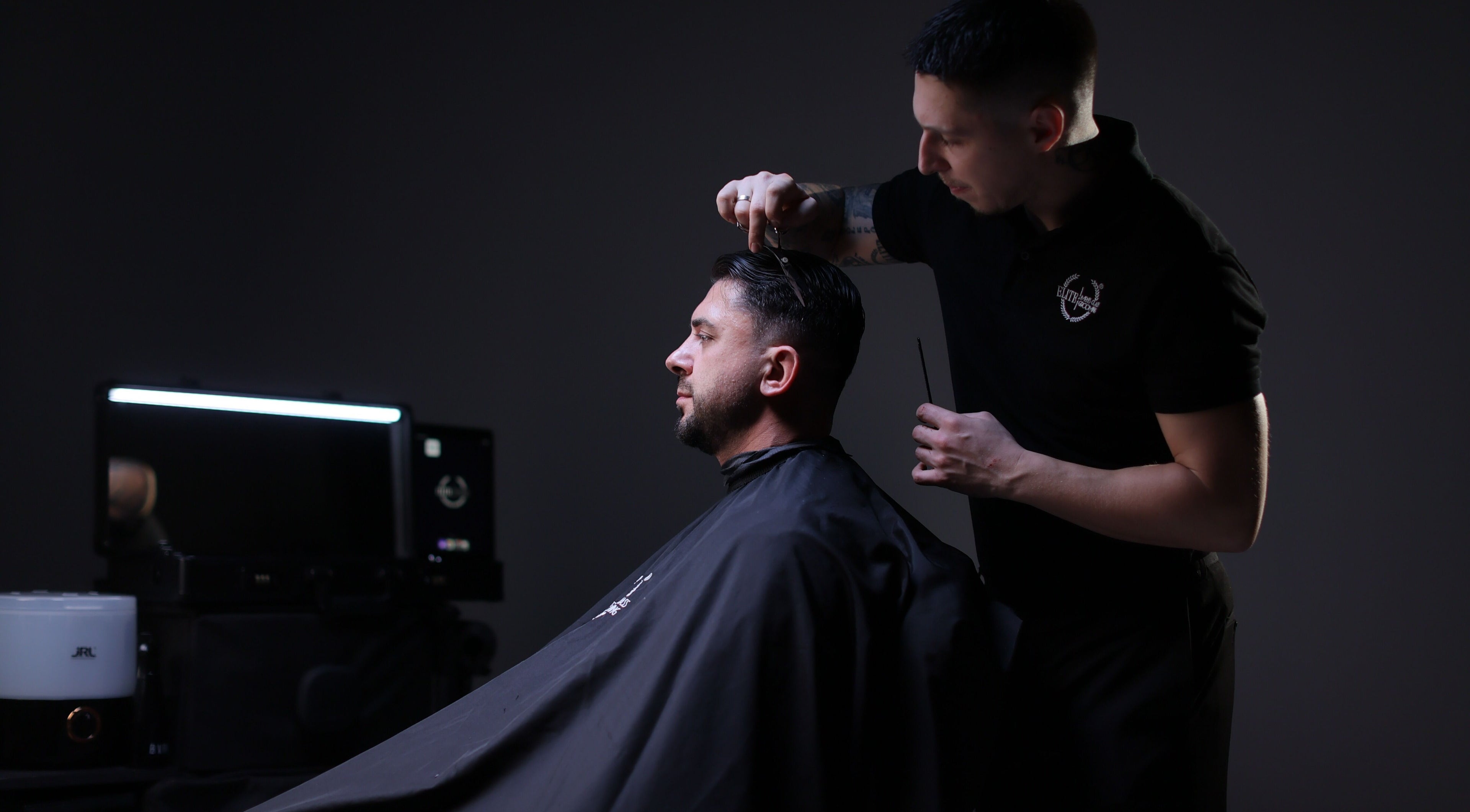 Elite Home Private Barber in Dubai, Dubai, AE offering a personalized haircut service.
