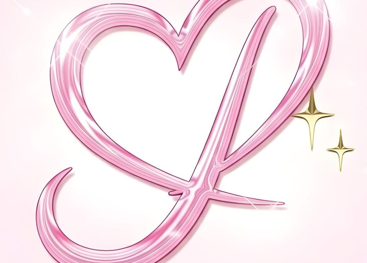 Stylized pink heart logo of The Jeya Effect, Las Piñas, Metro Manila, PH, with sparkling accents.